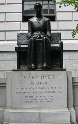 Statue of Mary Dyer, Boston Commons