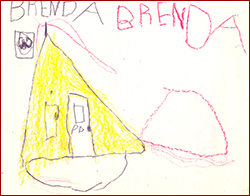 Brenda Wilbee's art, 4 years old