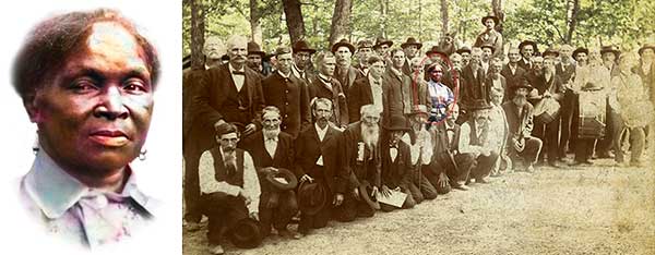 1898 Reunion of the 23rd Indiana Regiment with Lucy Higgs Nichols