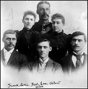 Bagley siblings in Toronto 1888