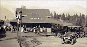 Banff Train Depot 1930s