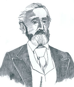 Brenda Wilbee's sketch of John Denny